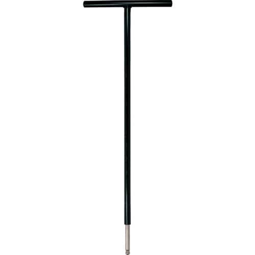 トラスコ中山 エイト T型 六角棒スパナ テーパーヘッド 3mm 鉄ハンドル 首下500mm 単品(ご注文単位1本)【直送品】
