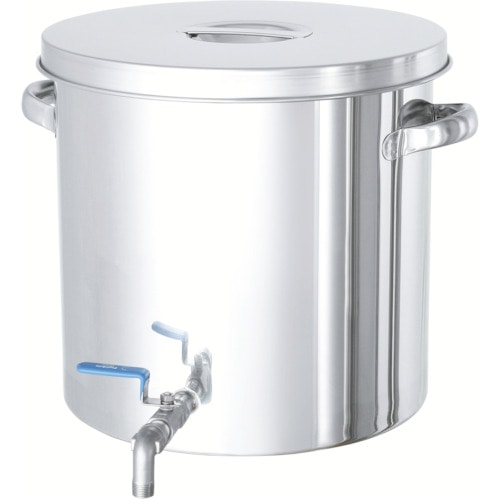 トラスコ中山 日東 ステンレスタンク ストレート貯蔵用タンク(ボールバルブ付) 100L(ご注文単位1個)【直送品】