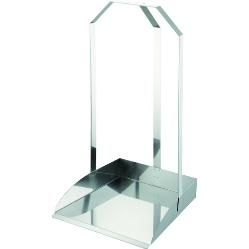 トラスコ中山 TRUSCO オールステンレスチリトリ 三ツ手チリトリ 穴なし(ご注文単位1個)【直送品】