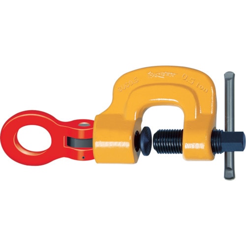 トラスコ中山 スーパー ねじ式クランプ スクリューカムクランプ 自在型 基本使用荷重0.5t(ご注文単位1台)【直送品】