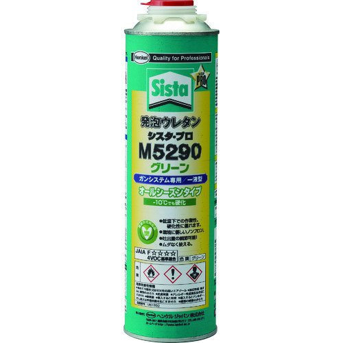 トラスコ中山 Sista 発泡ウレタン M5290 650ml（ご注文単位1本）【直送品】