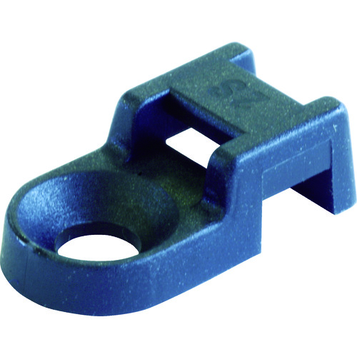 トラスコ中山 SapiSelco ケーブルタイ固定具 ネジ込型 5mm 黒 (100個入)(ご注文単位1袋)【直送品】