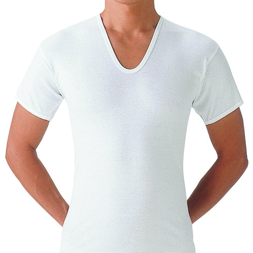 トラスコ中山 グンゼ やわらか肌着半袖U首2枚組L(ご注文単位1組)【直送品】