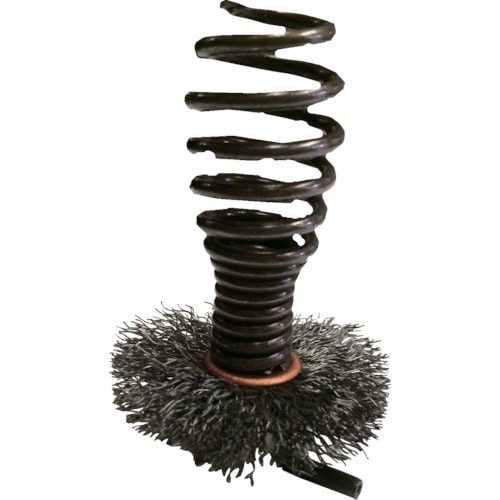 トラスコ中山 カンツール 排水管掃除機用交換先端ツール ワイヤー・ブラシ 径50mm(10-12mmワイヤー用)(ご注文単位1個)【直送品】