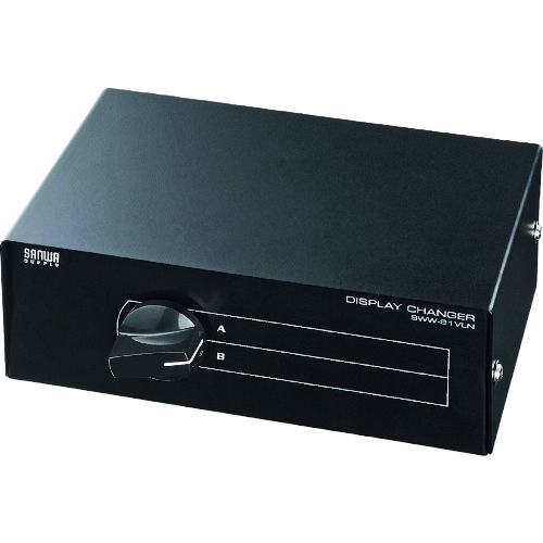 トラスコ中山 SANWA ディスプレイ切替器(2回路)(ご注文単位1個)【直送品】