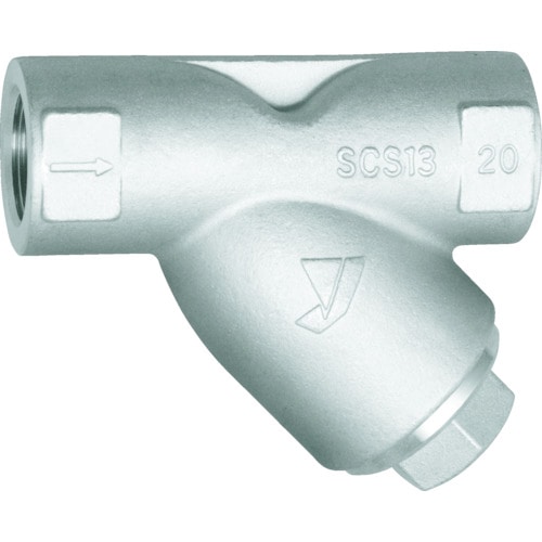 トラスコ中山 ヨシタケ Y形ストレーナ(ステンレス鋳鋼) 80メッシュ 呼び径:32A、11/4B(ご注文単位1台)【直送品】