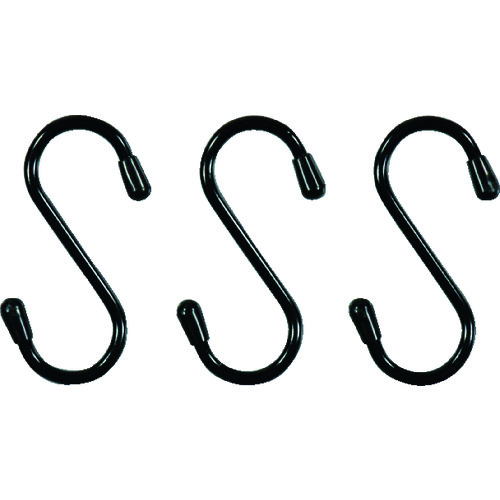 トラスコ中山 光 Sカン大 黒 3P（ご注文単位1パック）【直送品】