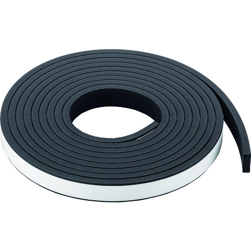 トラスコ中山 光 シャッター用気密材粘着テープ付10×30×6000mm(ご注文単位1巻)【直送品】