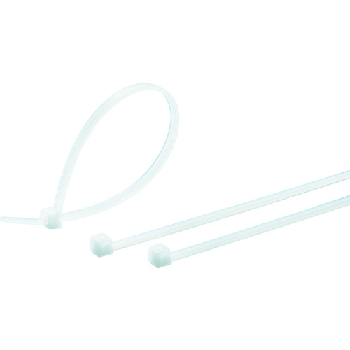 トラスコ中山 ヘラマンタイトン MSタイ 幅7.6×長さ380mm 50本入 屋内用（ご注文単位1袋）【直送品】