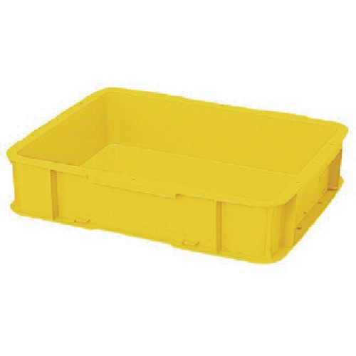 トラスコ中山 積水 T型コンテナ T-14-2 黄(ご注文単位1個)【直送品】