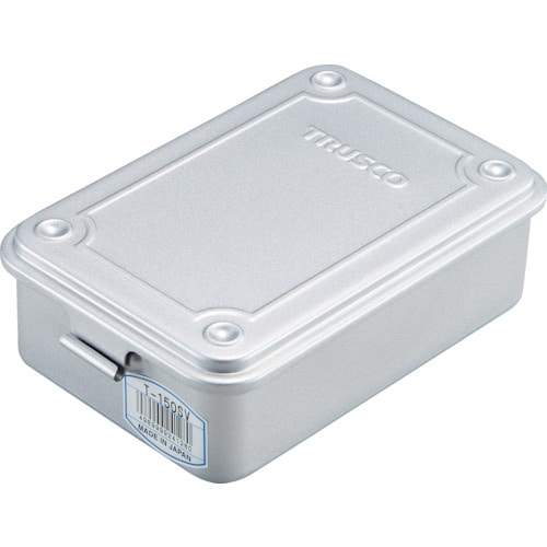 トラスコ中山 TRUSCO トランク型工具箱 154X105X52 シルバー(ご注文単位1個)【直送品】