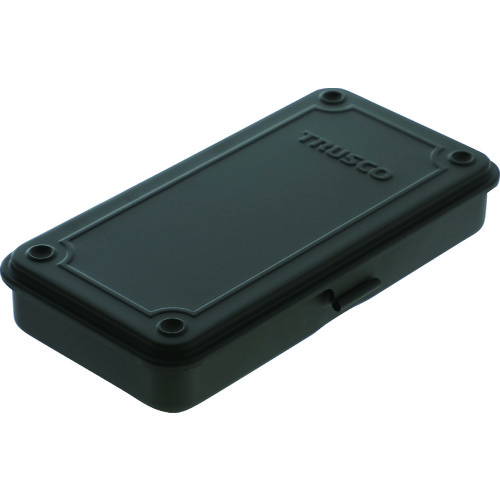 トラスコ中山 TRUSCO トランク型工具箱 203X109X35 陸上自衛隊OD(ご注文単位1個)【直送品】