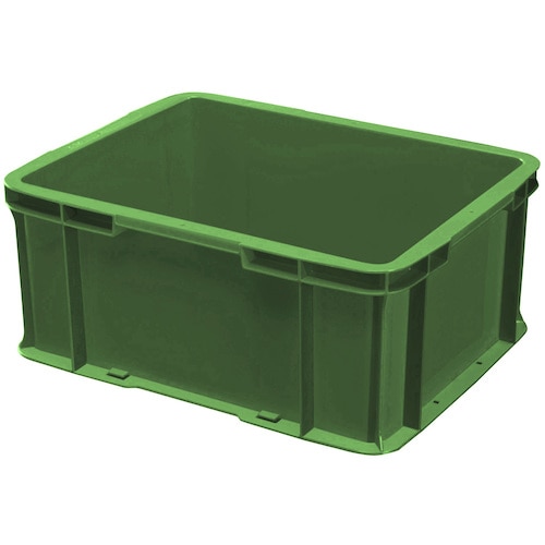 トラスコ中山 積水 T型コンテナ T-28-2 緑(ご注文単位1個)【直送品】