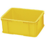 トラスコ中山 積水 T型コンテナ T-28-2 黄(ご注文単位1個)【直送品】