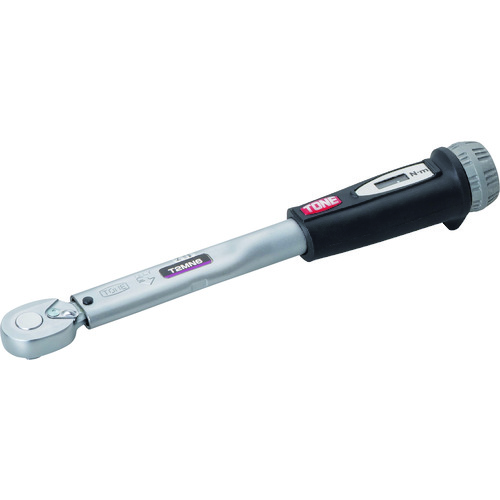 トラスコ中山 TONE プレセット形トルクレンチ(ダイレクトセットタイプ)差込6.35mm L222mm(ご注文単位1個)【直送品】