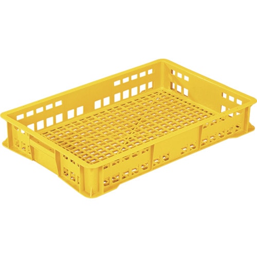 トラスコ中山 リス トレーコンテナーT-30 238470 黄(ご注文単位1個)【直送品】