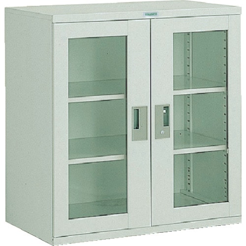 トラスコ中山 TRUSCO パーツケース バンラックケース L型 両開き扉 844X490XH880(ご注文単位1台)【直送品】