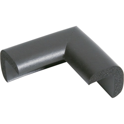 トラスコ中山 TRUSCO 安心クッション コーナー用 細 30個入り ブラック(ご注文単位1袋)【直送品】