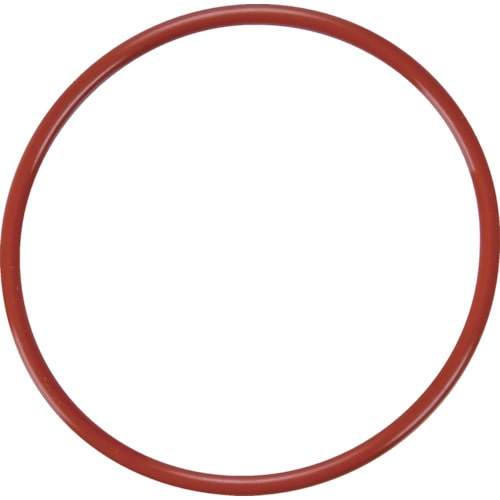 トラスコ中山 TRUSCO Oリング 4C G-50(5個入) 赤シリコンゴム(固定用)(ご注文単位1袋)【直送品】