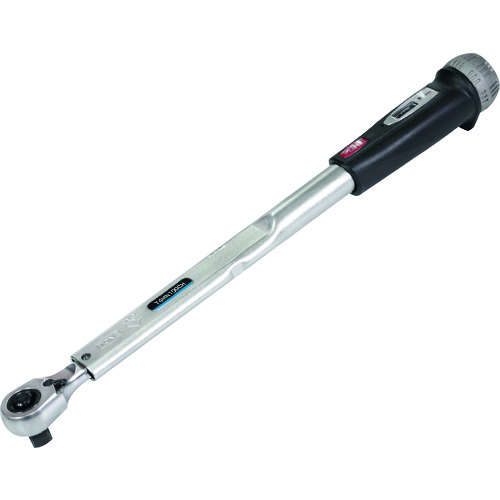 トラスコ中山 TONE プレセット形トルクレンチ(ダイレクトセット・コンパクトヘッドホールドタイプ) トルク調整範囲20~100N・m 差込角12.7mm(ご注文単位1個)【直送品】