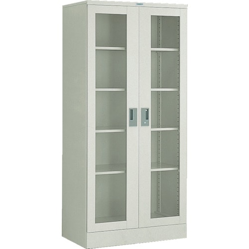 トラスコ中山 TRUSCO パーツケース バンラックケース L型 両開き扉 844X490XH1790(ご注文単位1台)【直送品】