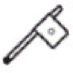 トラスコ中山 タンガロイ 部品 ドライバ 351-3149(ご注文単位1個)【直送品】