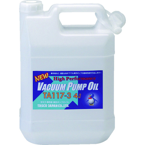 トラスコ中山 タスコ 真空ポンプオイル4L(ご注文単位1本)【直送品】