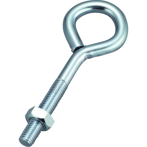 トラスコ中山 TRUSCO ロングアイボルト スチール製 M10X80mm(ご注文単位1個)【直送品】