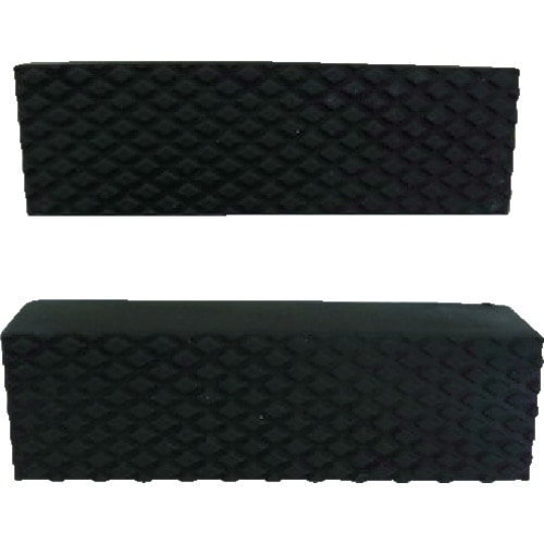 トラスコ中山 TRUSCO アルミ合金バイス TAB-70用 ゴム製口金セット(ご注文単位1組)【直送品】