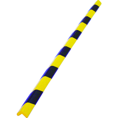 トラスコ中山 TRUSCO 安心クッションL字型 油面接着仕様 小 黒・黄 1本入り(ご注文単位1本)【直送品】