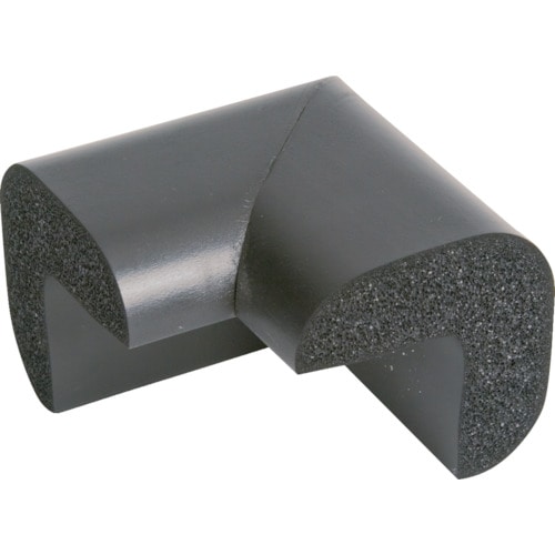 トラスコ中山 TRUSCO 安心クッション コーナー用 大 1個入り ブラック(ご注文単位1個)【直送品】