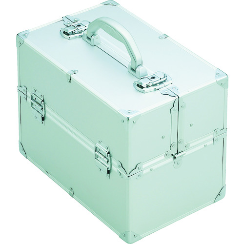 トラスコ中山 TRUSCO アルミケース 両開き2段(ご注文単位1個)【直送品】
