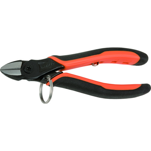 トラスコ中山 バーコ ニッパ 高所作業向け 切断能力:鉄線Φ2.0mm、ピアノ線Φ1.8mm(ご注文単位1個)【直送品】