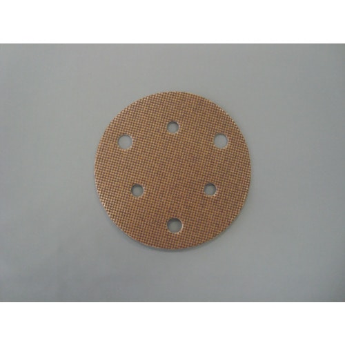 トラスコ中山 TRUSCO アストラマジック 穴あり Φ125 5枚入 粒度#120 120#（ご注文単位1袋）【直送品】