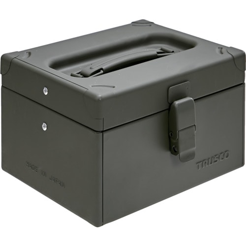 トラスコ中山 TRUSCO 片開きツールボックス つや消しOD 225x180x135mm(ご注文単位1個)【直送品】