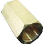 トラスコ中山 ヤマト メスXメス継手 Rc3/8×Rc3/8(ご注文単位1個)【直送品】