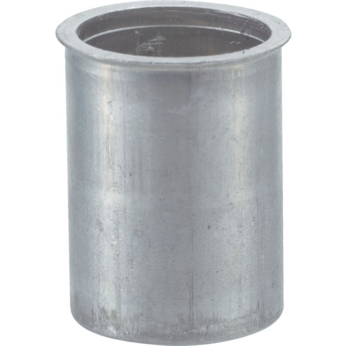 トラスコ中山 TRUSCO クリンプナット薄頭アルミ 板厚2.5 M8X1.25 (17個入)（ご注文単位1パック）【直送品】