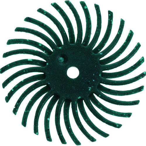 トラスコ中山 TRUSCO ラジアルブラシディスクΦ25.4#80緑(ご注文単位20個)【直送品】