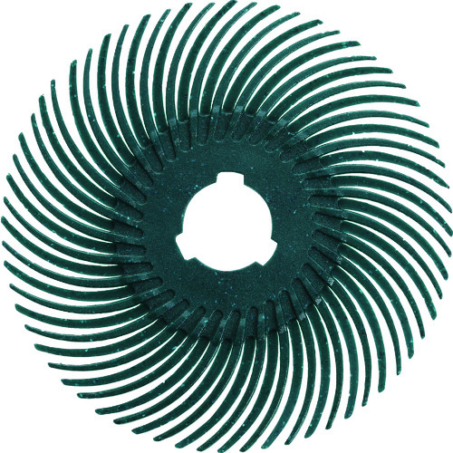 トラスコ中山 TRUSCO ラジアルブラシディスクΦ50.8#80緑(ご注文単位20個)【直送品】