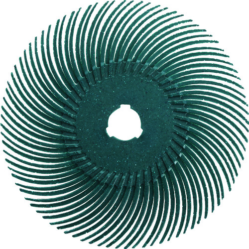 トラスコ中山 TRUSCO ラジアルブラシディスクΦ76.2#80緑(ご注文単位20個)【直送品】