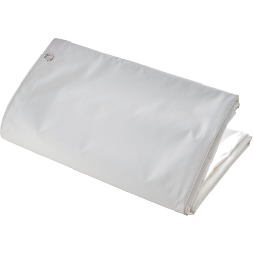 トラスコ中山 TRUSCO 白防炎シート1.8X3.6(目付350G)(ご注文単位1枚)【直送品】