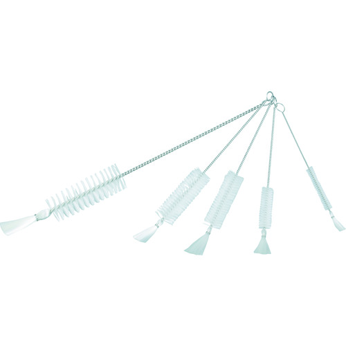 トラスコ中山 TRUSCO 理化学ブラシ 注射器用 ナイロン毛 ステンレス柄1cc用（ご注文単位1本）【直送品】