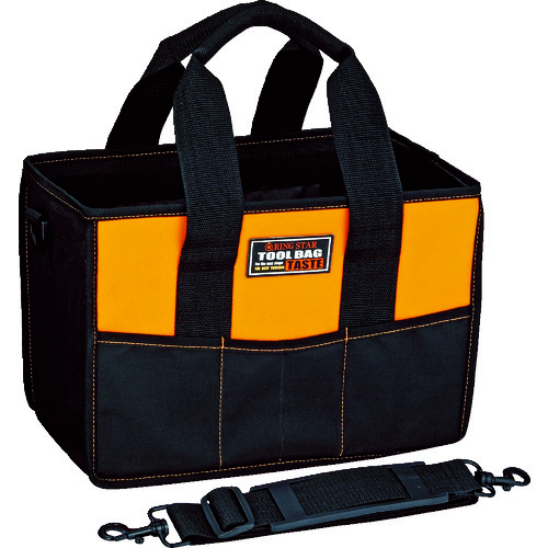 トラスコ中山 リングスター ツールバッグティストTBT-3500オレンジ(ご注文単位1個)【直送品】