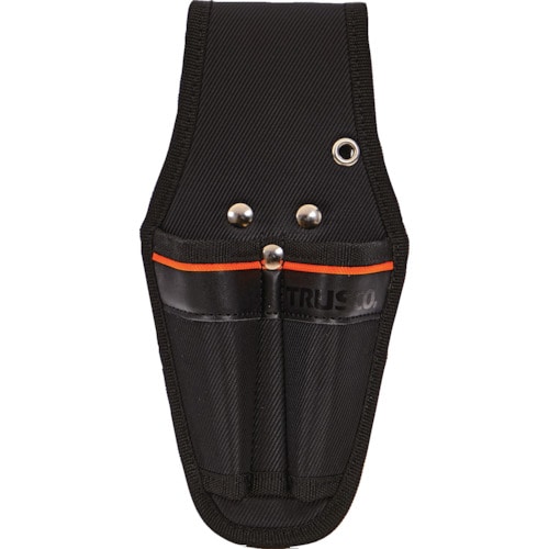 トラスコ中山 TRUSCO ドライバーケース 2丁差し ブラック(ご注文単位1個)【直送品】