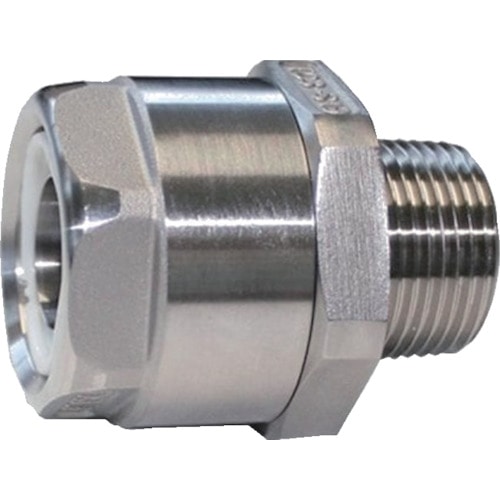 トラスコ中山 トヨックス ホース継手(ステンレス製) トヨコネクタ TC3-S型 適合ホース19ミリ 継手規格R1/2 TC3-S19-R1/2(ご注文単位1個)【直送品】