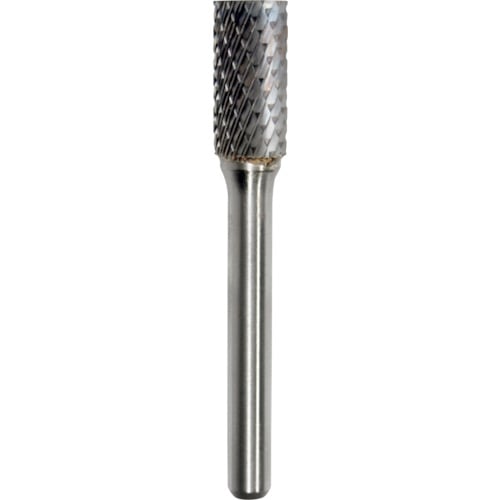 トラスコ中山 NRS 超硬バー 円筒dカット 刃径10×刃長19×軸径6×軸長46mm ロウ付（ご注文単位1本）【直送品】