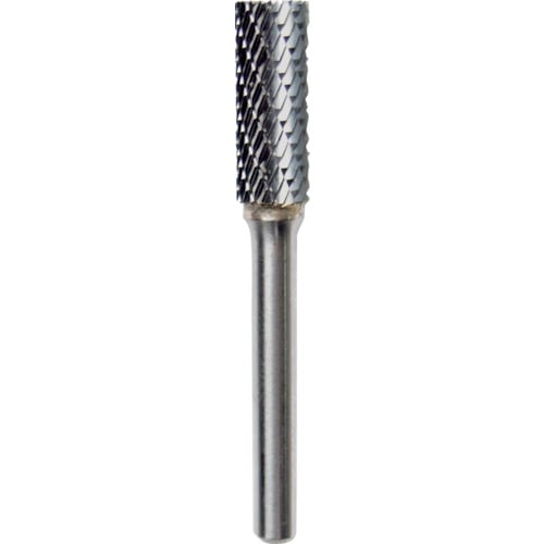 トラスコ中山 NRS 超硬バー 円筒刃付dカット 刃径10×刃長25×軸径6×軸長45 ロー付（ご注文単位1本）【直送品】