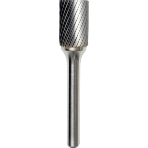 トラスコ中山 NRS 超硬バー 円筒sカット 刃径12×刃長19×軸径6×軸長46mm ロウ付（ご注文単位1本）【直送品】