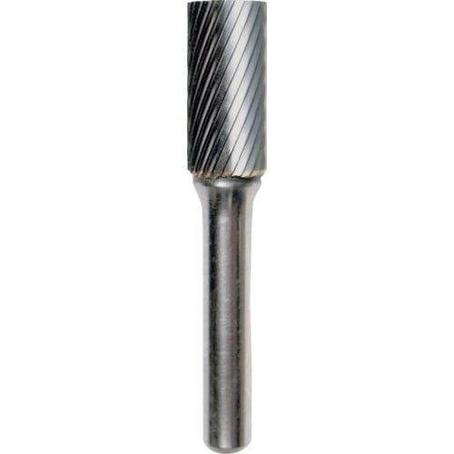 トラスコ中山 NRS 超硬バー 円筒sカット 刃径12×刃長25×軸径8×軸長45 ロー付（ご注文単位1本）【直送品】