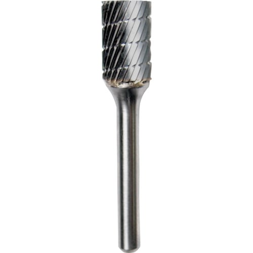 トラスコ中山 NRS 超硬バー 円筒cカット 刃径12×刃長19×軸径6×軸長46 ロー付（ご注文単位1本）【直送品】